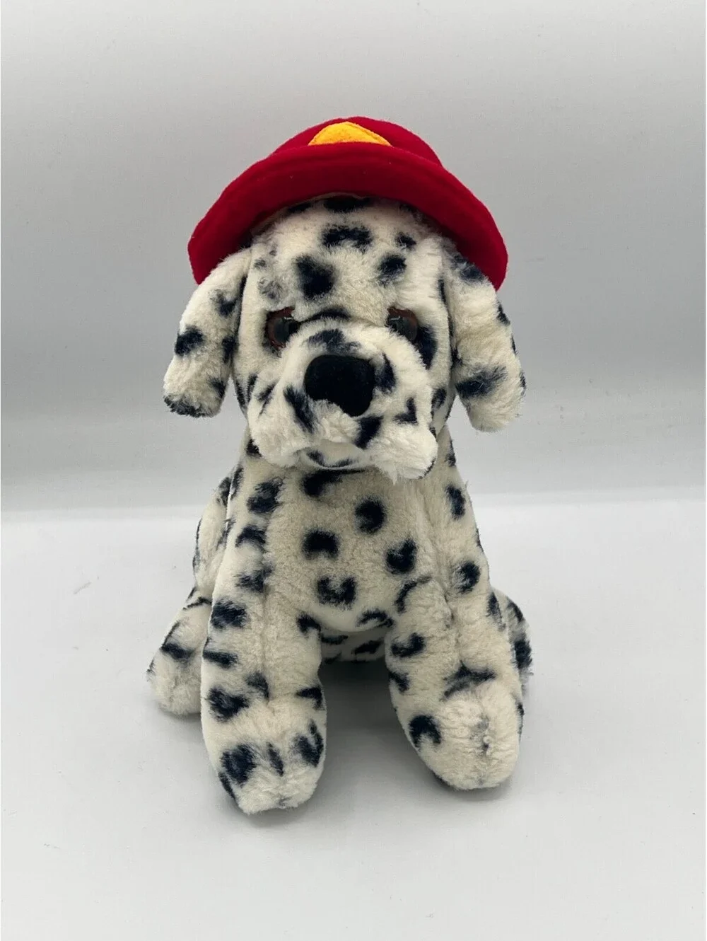 1985 Vintage Dakin Firehouse Fritz Dog Spotted Puppy Stuffed Animal Plushie